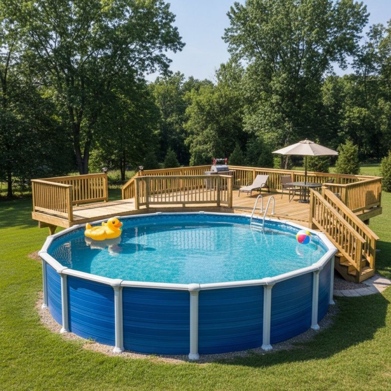 Above Ground Pool Installation detail